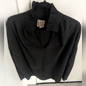 New - A Shirt Thing "Penelope Cabo" Blouse, Black, $160.00